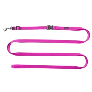 Chaba smycz spacerowa z pasem różowa 4m  