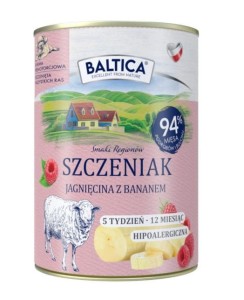 Baltica jagnięcina szczeniak 400g  