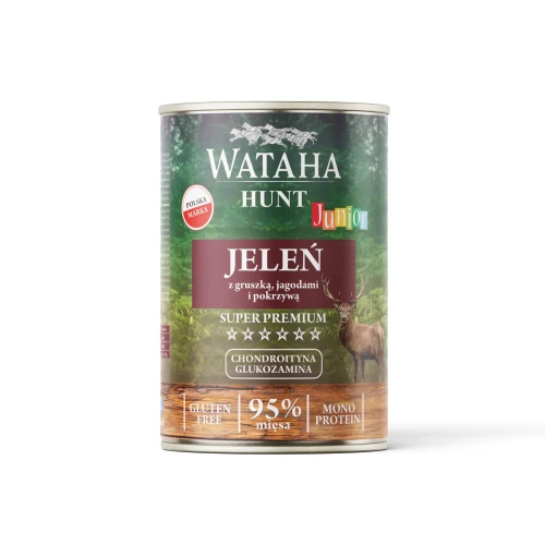 Wataha-HUNT-JUNIOR-Mono-Protein-Jelen-z-gruszka-400g.webp