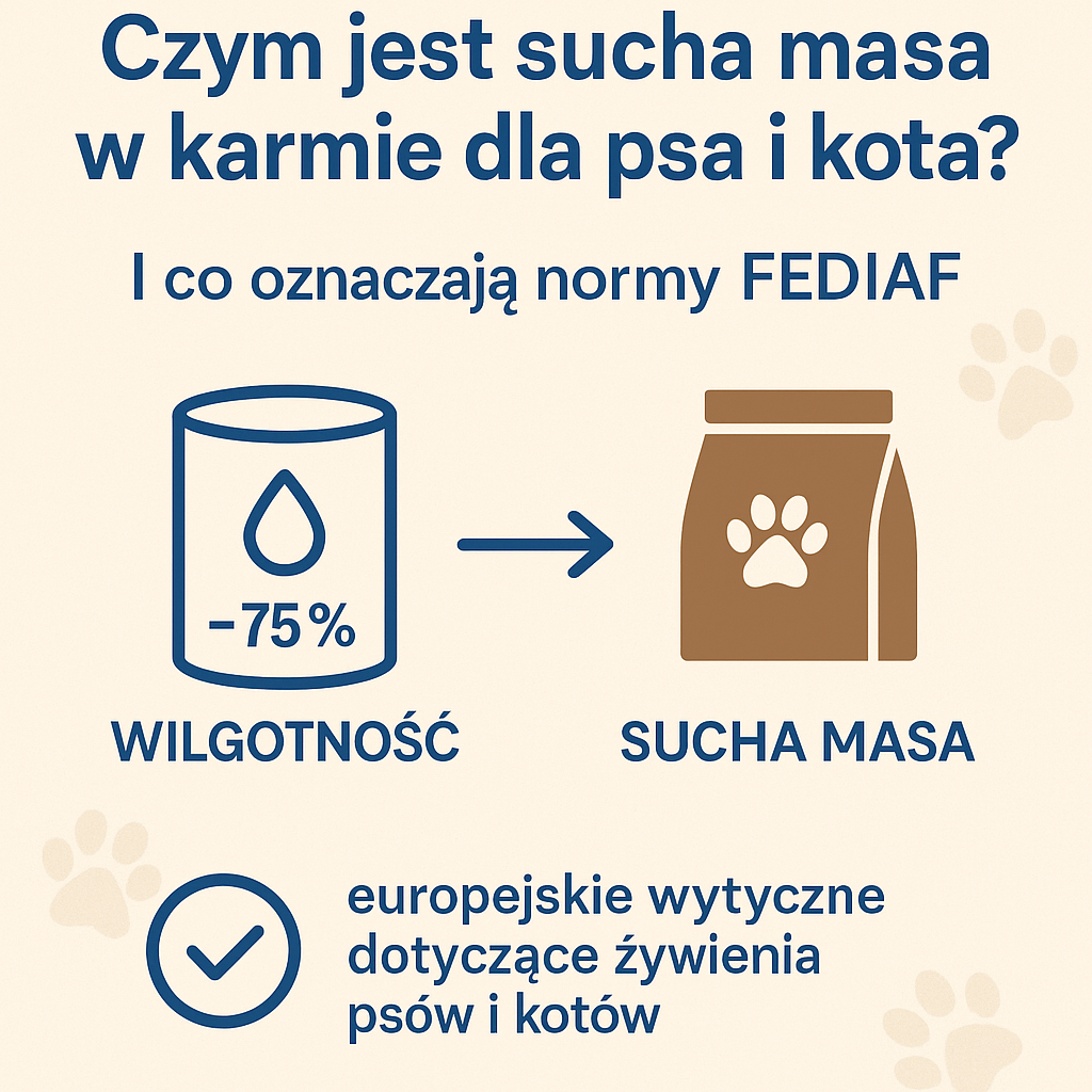Sucha masa w karmie dla psa, co to jest ?